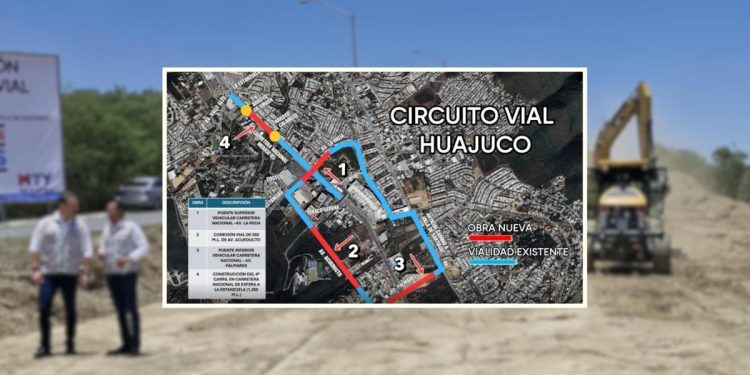 Avanza Conexión Vial En Zona Del Huajuco Con Programa Vialidades Regias -hola Mty - Hola Mty - Hola Mty