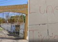 Entrance to a School: Yellow Archway over a Barred Gate with a Sign That Reads 'escuela Secundaria N° 45 Luis Donaldo Colosio Murrieta' and a Fenced Courtyard Beyond. - Hola Mty